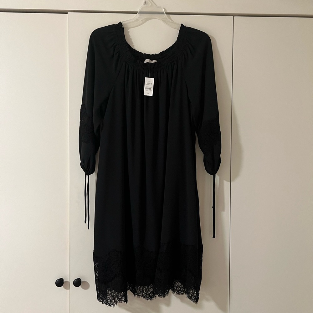 NWT black cocktail dress